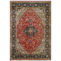 Deoghar Hand Knotted Rug 6' x 9' 