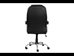 Kronos Office Chair - Black with Memory Foam and Pocket Coil Seating - Sealy Collection - PRM1004