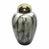 14"H Urn With Gold Lid - Multicolor
