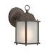 4 Fluorescent Exterior Sconce - Brown