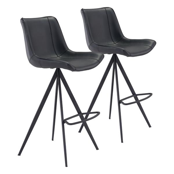 Aki Bar Chair Black - Set of 2 