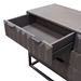 Spectrum 6-Drawer Solid Mango Wood Dresser in Smoke Grey Finish - DIA3383
