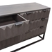 Spectrum 6-Drawer Solid Mango Wood Dresser in Smoke Grey Finish - DIA3383