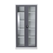Two-Door Bookcase with Tempered Glass Door and Key Lock Entry - DIA1364
