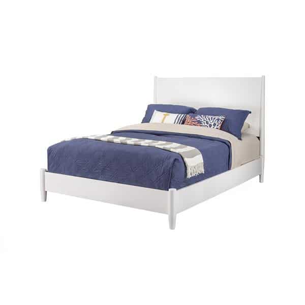 Flynn White Queen Panel Bed 