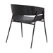 Bronte Wood and Metal Contemporary Dining Room Chairs - Set of 2 - ARL1011