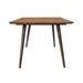 Coco Rustic Oak Wood Dining Table in Balsamico - ARL1072