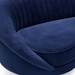 Karisma Navy Curved Velvet Sofa - ARL1165