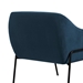 Karen Blue Velvet Modern Accent Chair - ARL1182