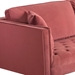 Lenox Pink Velvet Modern Sofa with Brass Legs - ARL1198