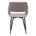 Ariana Mid-Century Grey Open Back Dining Accent Chair - ARL1231