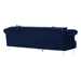 Elegance Contemporary Sofa in Blue Velvet with Acrylic Legs - ARL1284
