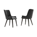 Alana Charcoal Upholstered Dining Chair - Set of 2 - ARL1289