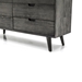 Mohave Mid-Century Tundra Grey Acacia 6 Drawer Dresser - ARL1296