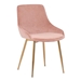 Heidi Blush Velvet Dining Accent Chair - ARL1321