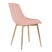 Heidi Blush Velvet Dining Accent Chair - ARL1321