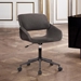 Lowell Mid-Century Grey Faux Leather Task Chair - ARL1331