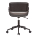 Lowell Mid-Century Grey Faux Leather Task Chair - ARL1331