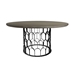 Gatsby Concrete and Metal Round Dining Table - ARL1350