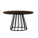 Motion Oak and Metal Round Dining Table - ARL1351