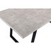Coronado Contemporary Dining Table in Grey Powder Coated Finish with Cement Gray Top - ARL1538