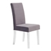 Dalia Modern and Contemporary Dining Chair in Gray Velvet with Acrylic Legs - Set of 2 - ARL1557