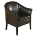 1404 Brown Leather Club Chair - ARL1692