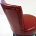 Boston Swivel Bar Stool In Red Bonded Leather 30" seat height - ARL1793