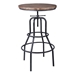 Titan Industrial Adjustable Polyurethaneb Table in Industrial Grey and Pine Wood Top - ARL1867