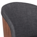 Alpine Mid-Century Dining Chair in Charcoal Fabric with Walnut Wood - ARL1870