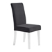 Dalia Modern and Contemporary Dining Chair in Black Velvet with Acrylic Legs - Set of 2 - ARL1907