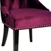 Carlyle Tufted Purple Velvet Side Chair with Nailhead Trim - ARL2006