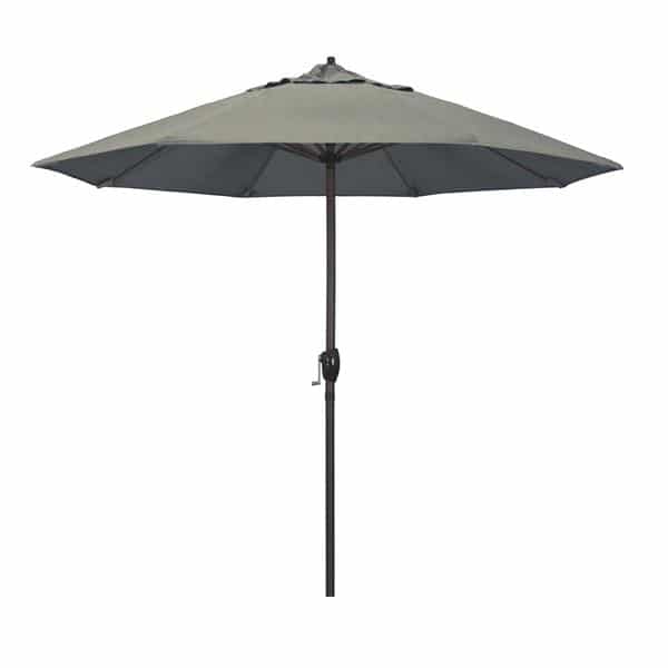 9 Casa Series Patio Umbrella  Sunbrella   Spectrum Dove Fabric 