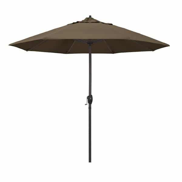 9 Casa Series Patio Umbrella  Sunbrella   Cocoa Fabric 