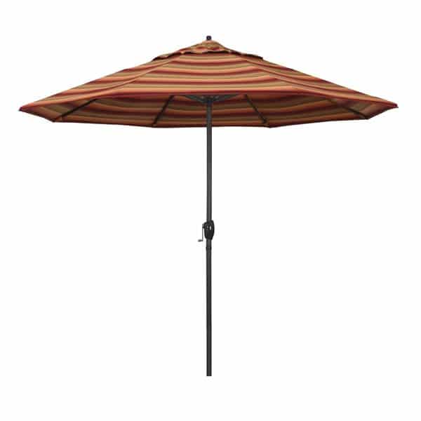 9 Casa Series Patio Umbrella  Sunbrella   Astoria Sunset Fabric 