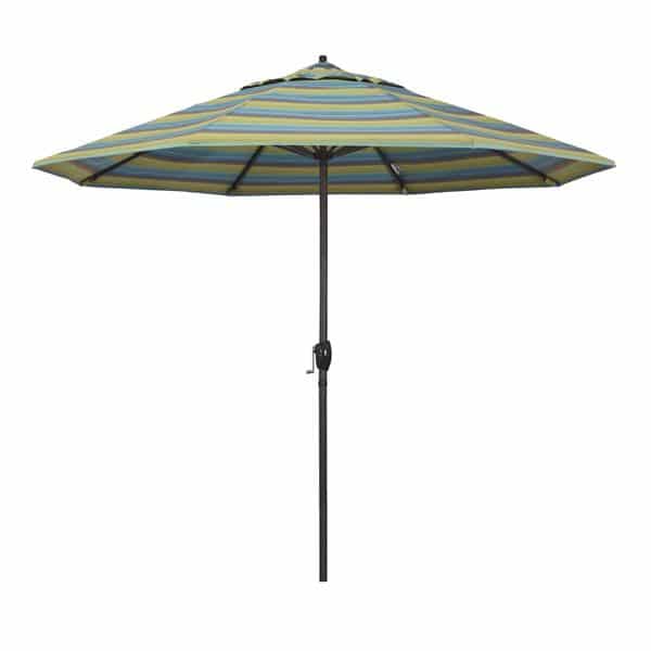 9 Casa Series Patio Umbrella  Sunbrella   Astoria Lagoon Fabric 