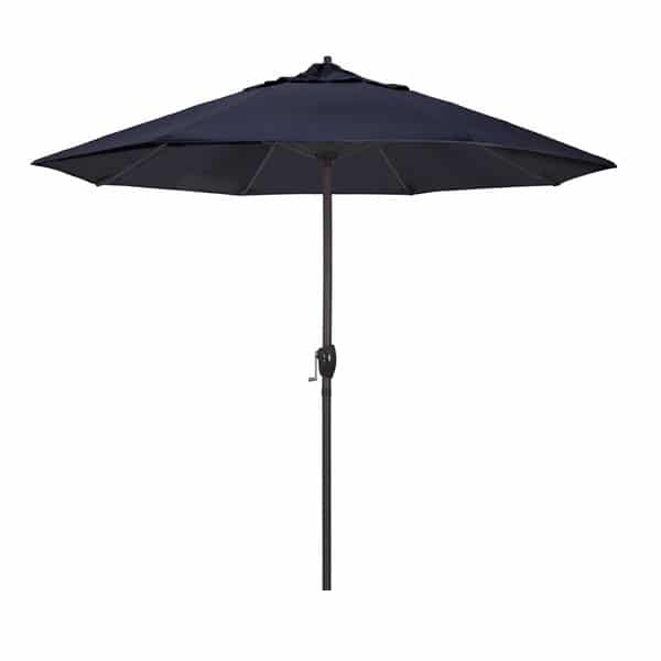 9 Casa Series Patio Umbrella  Olefin Navy Fabric 