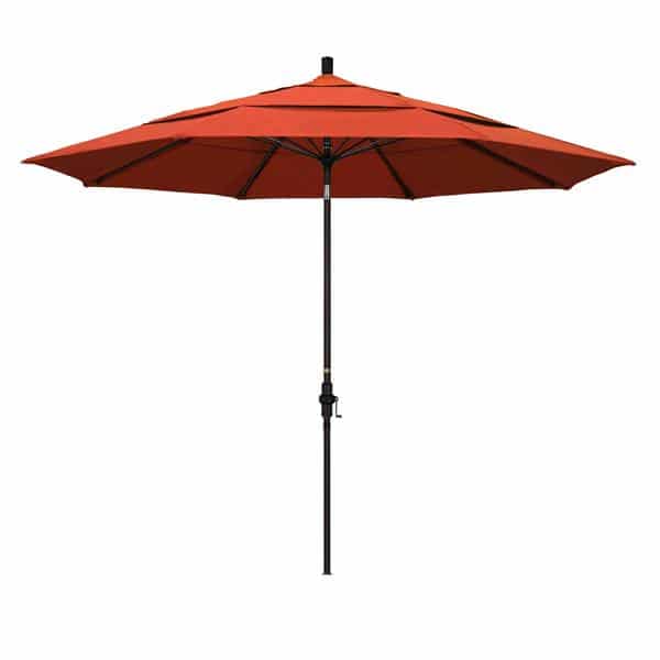 11 Sun Master Series Patio Umbrella With Olefin Sunset Fabric 