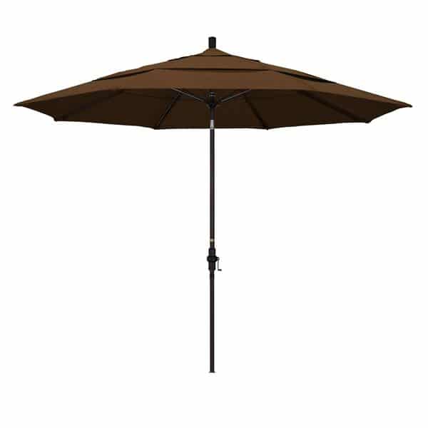11 Sun Master Series Patio Umbrella With Olefin Teak Fabric 