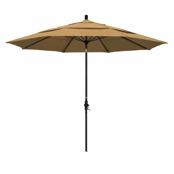 11 Sun Master Series Patio Umbrella With Olefin Straw Fabric 
