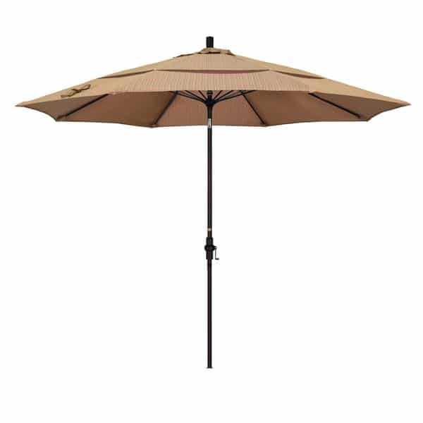 11 Sun Master Series Patio Umbrella With Olefin Terrace Sequoia Fabric 