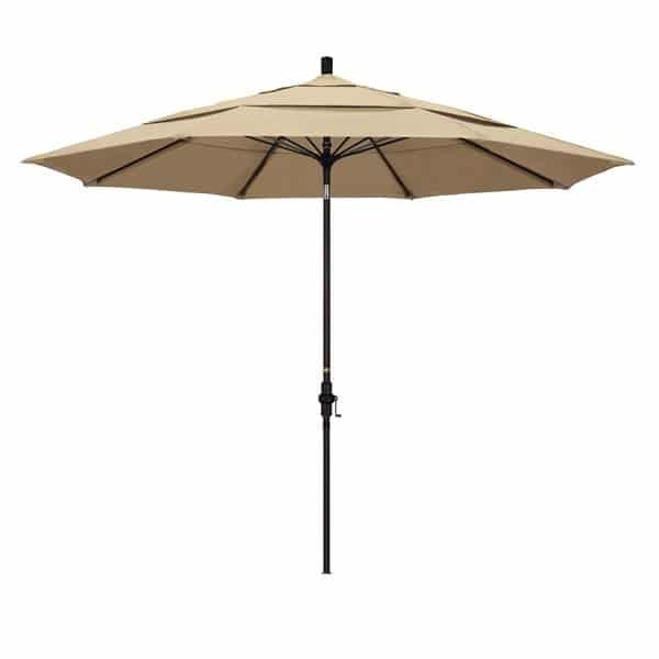 11 Sun Master Series Patio Umbrella With Pacifica Beige Fabric 