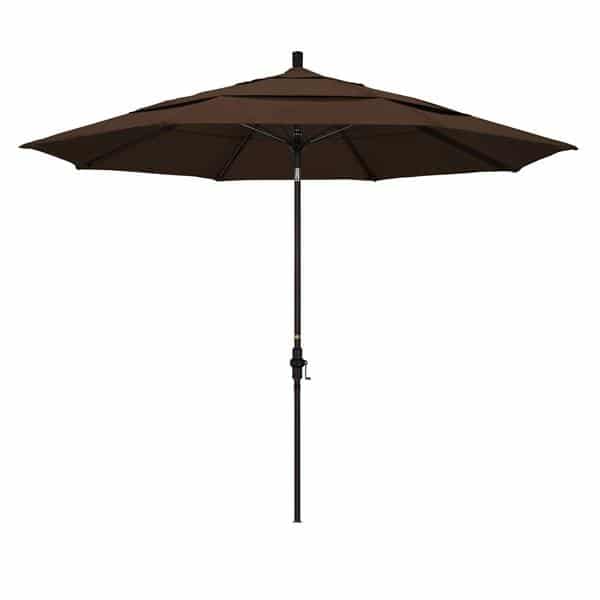 11 Sun Master Series Patio Umbrella With Pacifica Mocha Fabric 