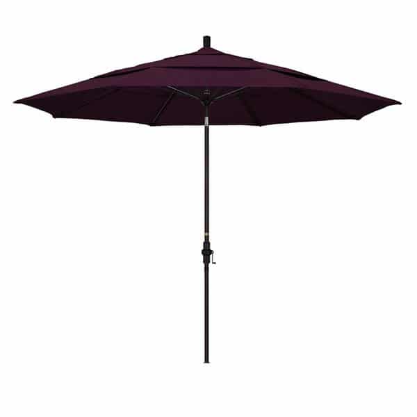 11 Sun Master Series Patio Umbrella With Pacifica Purple Fabric 