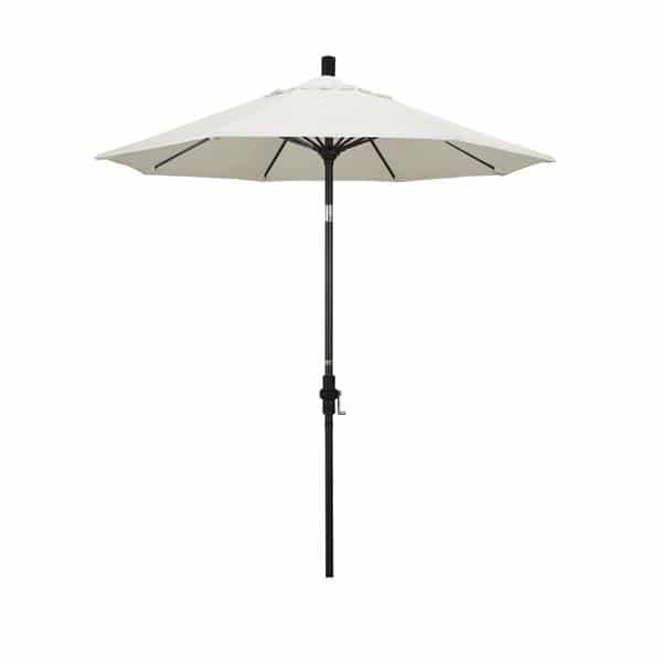 7.5 Sun Master Series Patio Umbrella With Olefin White Fabric 