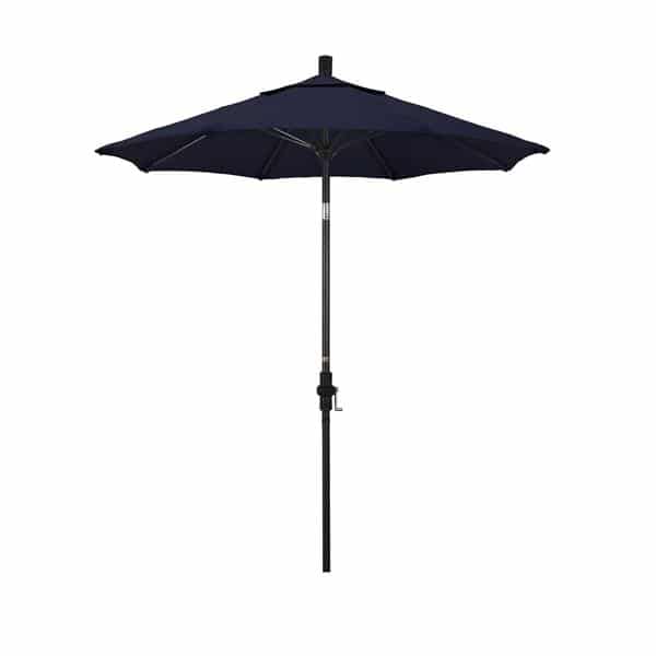 7.5 Sun Master Series Patio Umbrella With Olefin Navy Fabric 