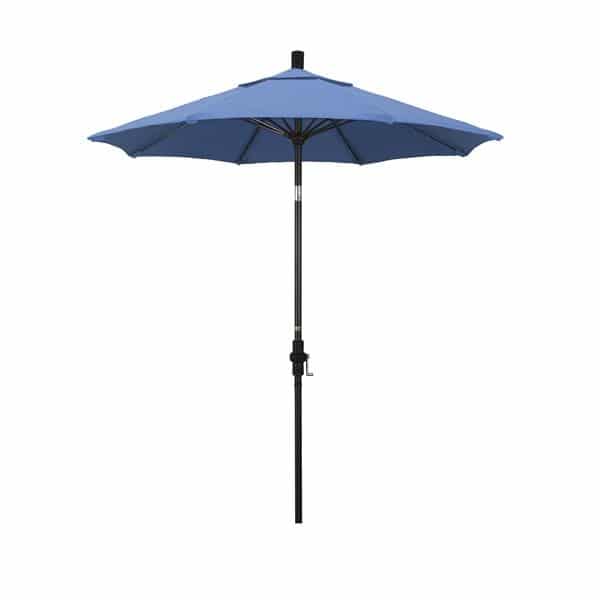 7.5 Sun Master Series Patio Umbrella With Olefin Frost Blue Fabric 