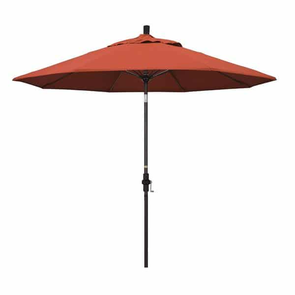 9 Sun Master Series Patio Umbrella With Olefin Sunset Fabric 