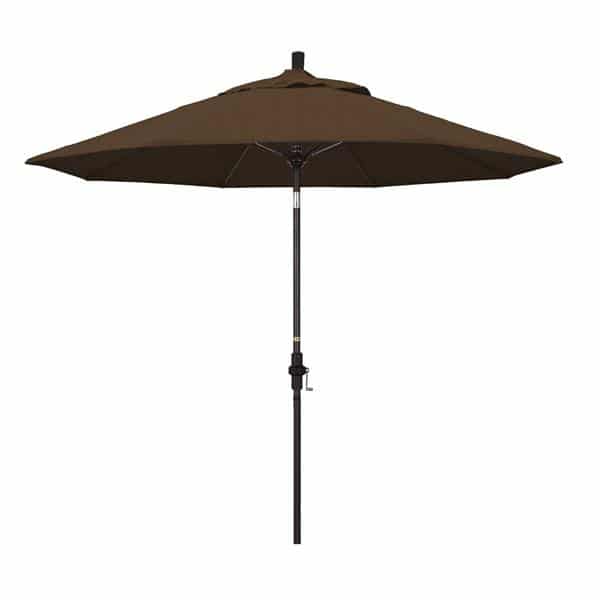 9 Sun Master Series Patio Umbrella With Olefin Teak Fabric 