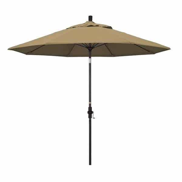 9 Sun Master Series Patio Umbrella With Olefin Straw Fabric 
